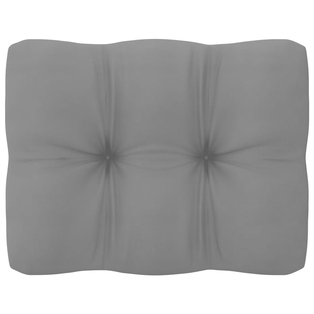 7-tlg. Garten-Lounge-Set mit Kissen Kiefer Massivholz